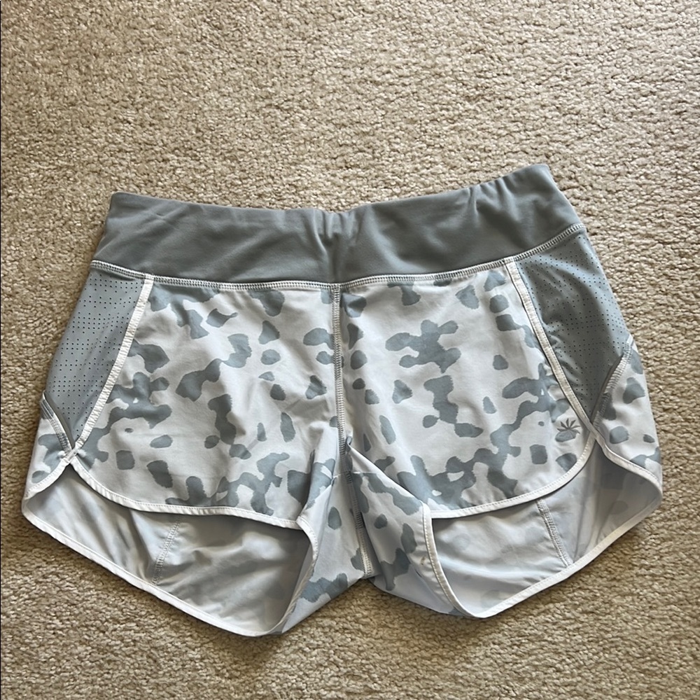 Light Gray Camo Women’s Athletic Shorts